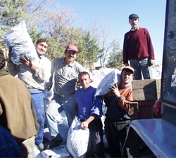 Bin aileye 300 ton kömür yardımı
