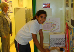 Taşınabilir İlköğretim okulu yapıldı