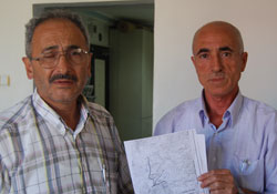 Köylüler çimento fabrikasına tepkili