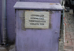 Bu yazıya çöp atılmaz