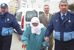 Atakum'da dilenci operasyonu