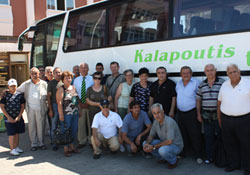 Yunanistan kafilesi Yakakent de