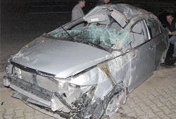 Burnu bile kanamadı