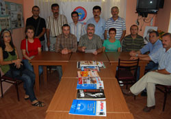 Sevk alarak protesto ettiler