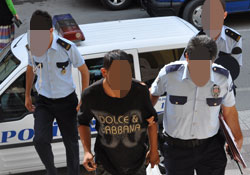 Kaçarken yakalandı