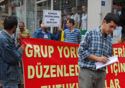 Eyleme katılım olmadı