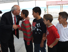 Yakakent de Protokol ve halk kaynaşması