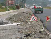 Rize-Trabzon yoluna dikkat