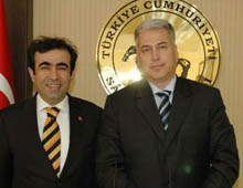 Müsteşardan valiye ziyaret