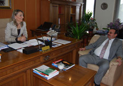 Bahadır'dan Koç'a ziyaret