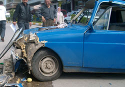 Çarşamba'da trafik kazası