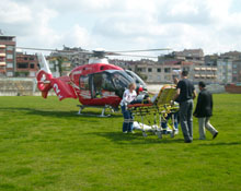 Hastaların imdadına hava ambulansı yetişti!