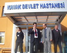 Kaymakamdan sağlığa destek