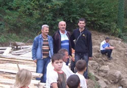 Düzköy menfezine kavuşuyor