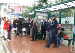 Kutlama yağmurun esiri oldu