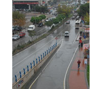 Yağışlar Samsun'u Etkiledi