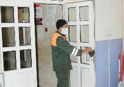 Belediye dezenfekte edildi