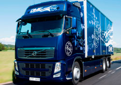 Volvo kamyonlar deneme sürüşünde