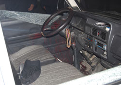 Giden araca kurşun sıktılar