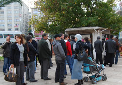 Vatandaşın kuyruk tepkisi