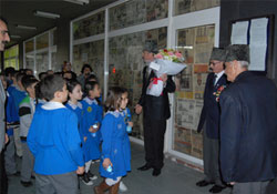 Öğrenciler gazileri unutmadı