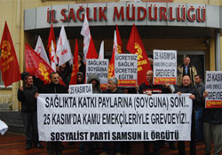 Sosyalist Parti'den yürüyüşlü eylem