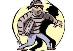 Bayram hırsızları iş başında