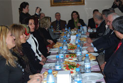 Şahinoğlu çiftine 'guymak' ziyafeti