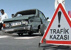 Ladik'te kaza: 1 ölü 2 yaralı