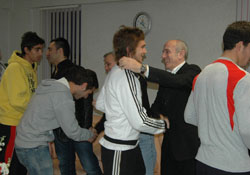 Samsunspor'da bayramlaşma