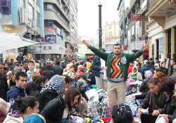 Bayram bitti tezgahlar boş kaldı