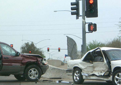 Atakum'da ışık kazası 5 yaralı