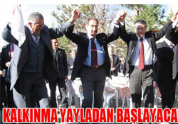 Kalkınma yayladan başlayacak