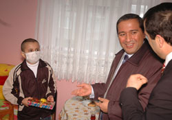 Tekkeköy'de evde eğitim dönemi başladı