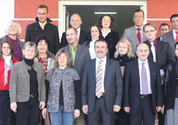 Başkan Genç'e Avrupalıları ağırladı