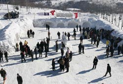 Ordu'da kar festivali