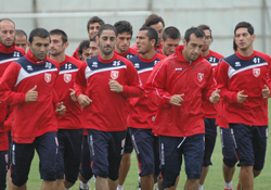 Tek antrenman yaptılar