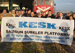 KESK'ten TCDD çalışanlarına destek