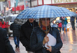 Samsun yağmura teslim
