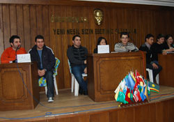 Yabancı öğrenciler yarıştı