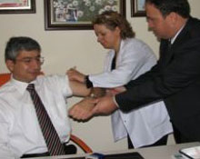 Vali Yardımcısı, domuz gribi aşısı oldu