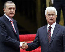 Erdoğan Eroğlu görüşmesi