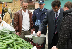 Gazi'de terazi denetimi