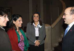 Başkan seminere katıldı