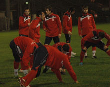 Kondisyon çalıştılar