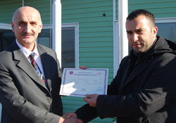 Güvenli iş için eğitim aldılar