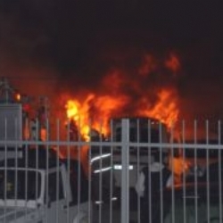 Ümraniye'de Fabrika Yangını