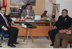 Erkan'dan nezaket ziyareti