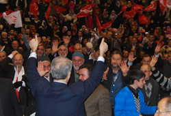 Samsun'da "Saadet" rüzgarı