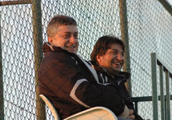 Çoruh maçı izledi